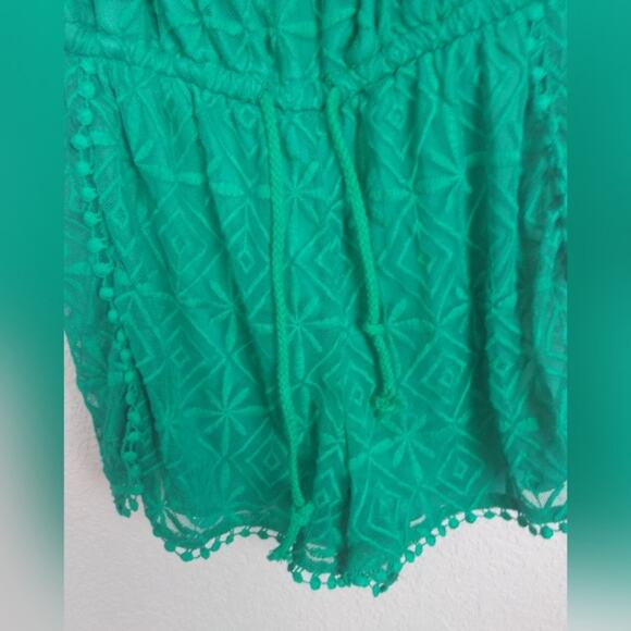 JACK by BB Dakota Laredo Romper Pepper Green Sz S - Picture 10 of 13